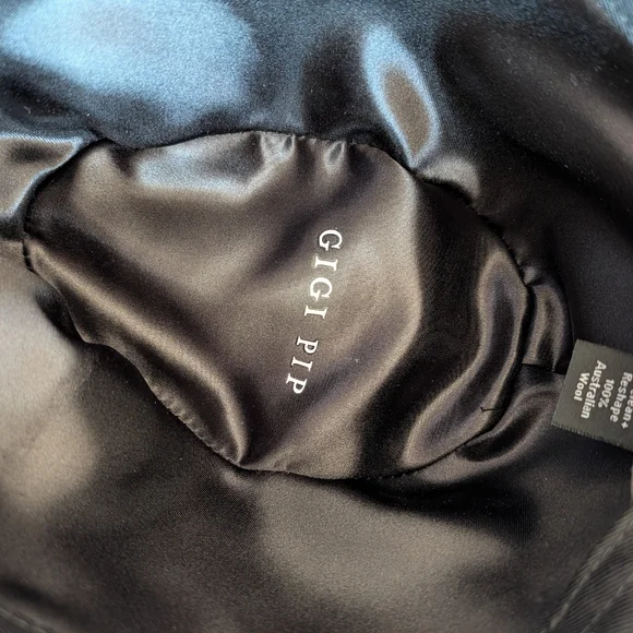 Gigi Pip Dahlia Boater AustralWool Hat In Brown Size Small (57) Sold Out Online - Picture 7 of 7